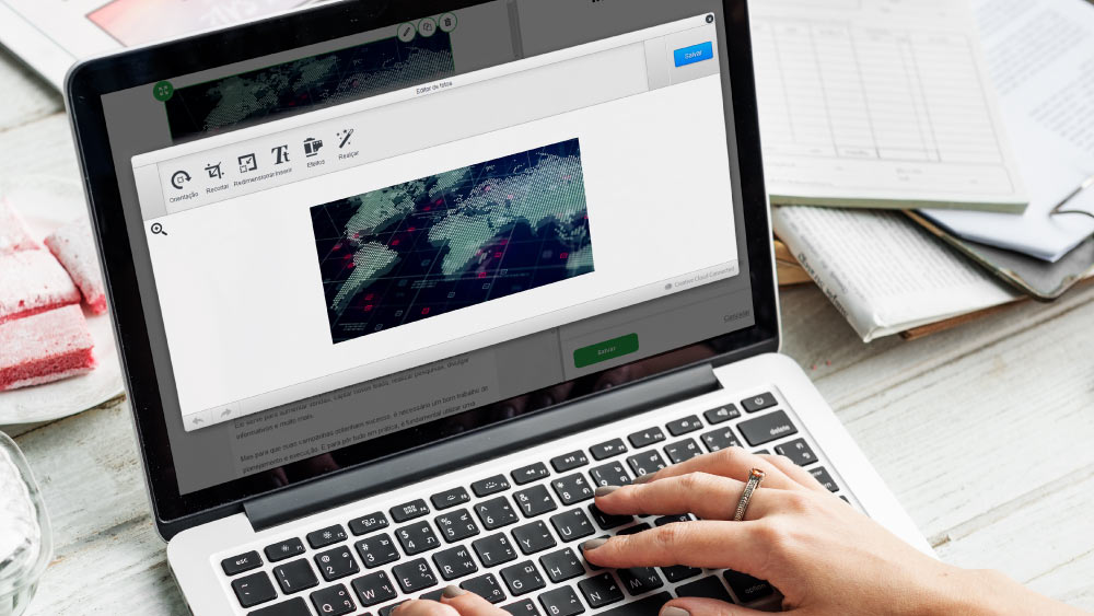Como editar imagens no Drag and Drop do Iagentemail?
