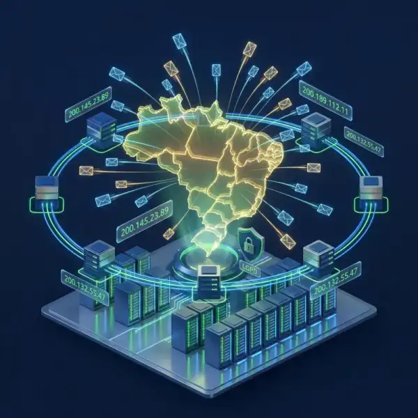 Infraestrutura Brasileira com IPs dedicados