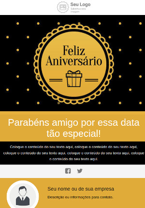 Template Aniversário 