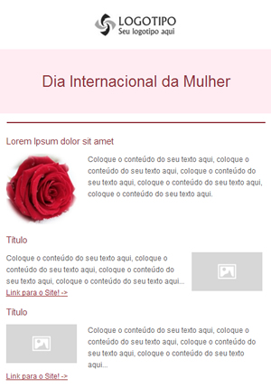 Dia da Mulher - Template 2