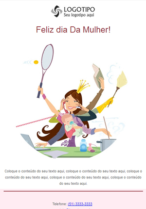 Dia da Mulher - Template 3
