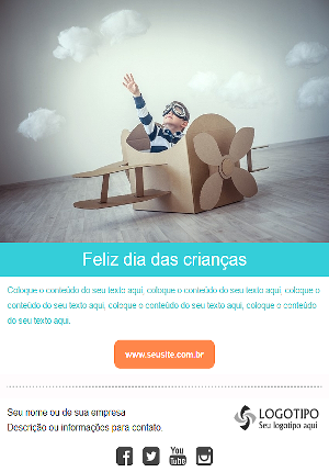 Template dia das Crianças