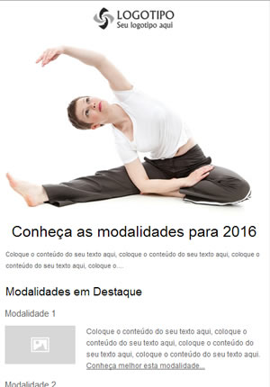 Template para academia