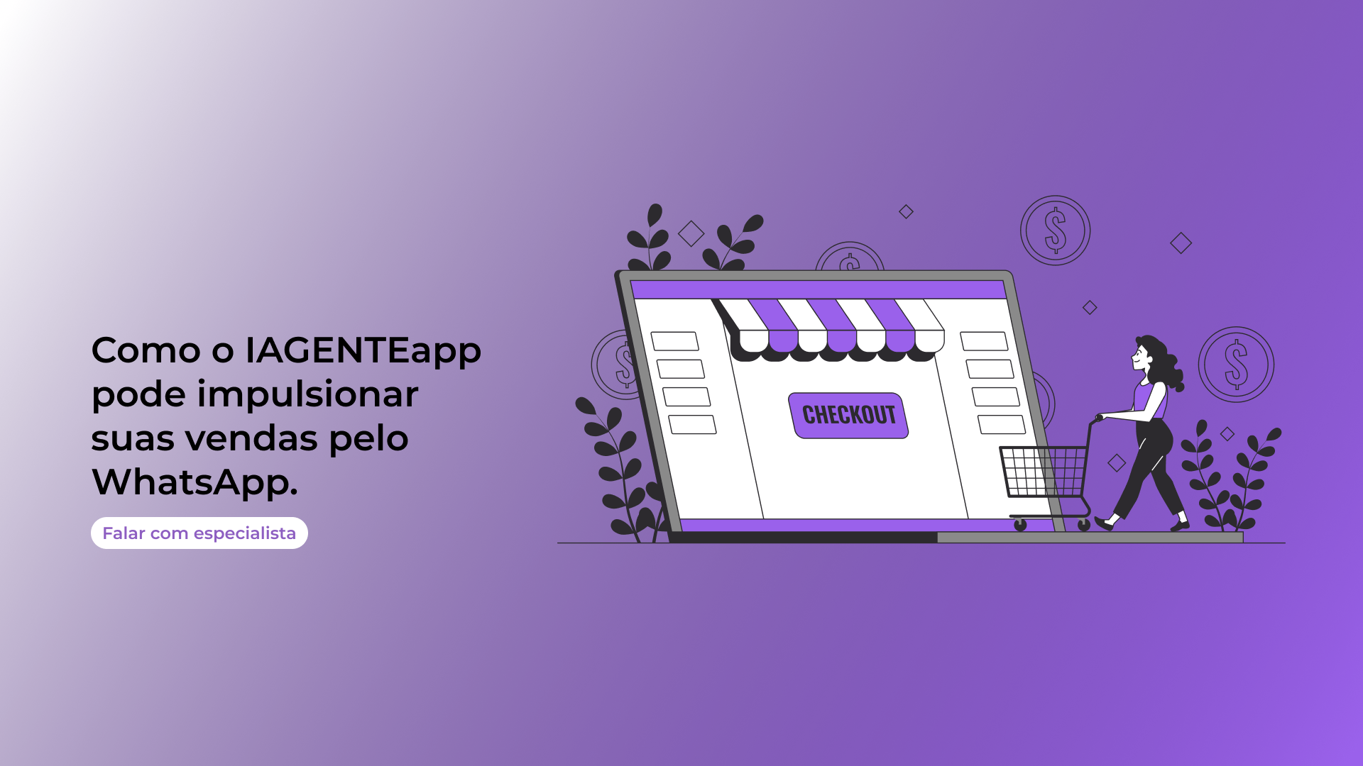 Como o IAGENTEapp pode impulsionar suas vendas pelo WhatsApp.