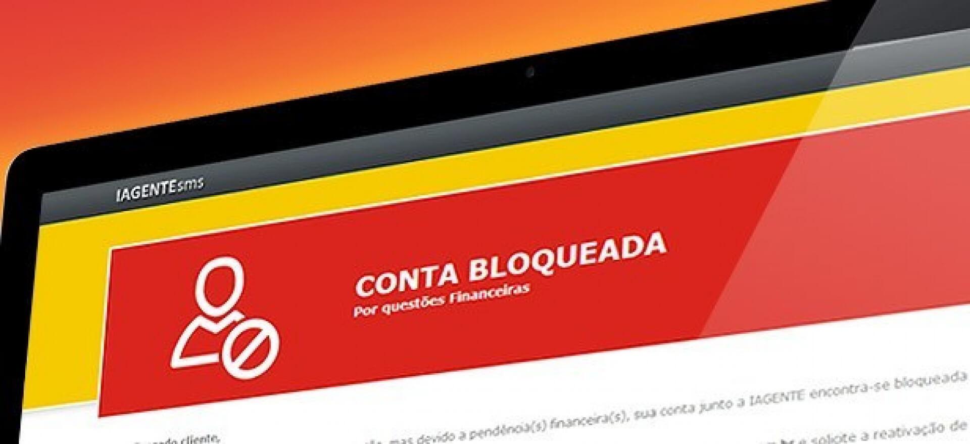 Tela de Bloqueio no IAGENTEsms