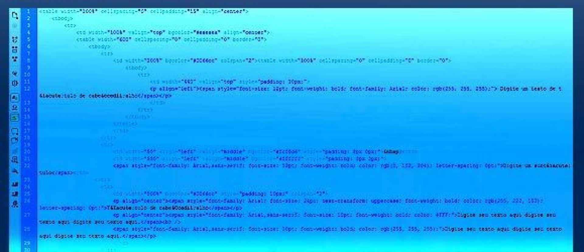 Como montar uma boa mensagem de email marketing em HTML
